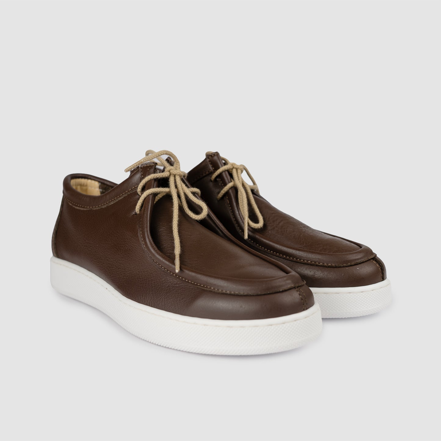 Sneakers Lab Pelle Bottolato Marrone