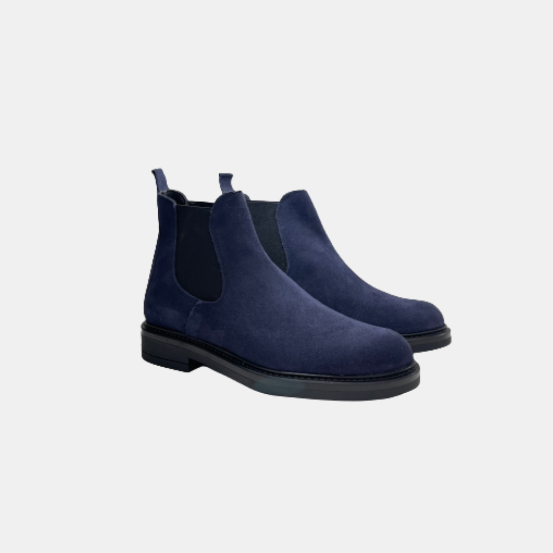 Stivaletto Camoscio Blu