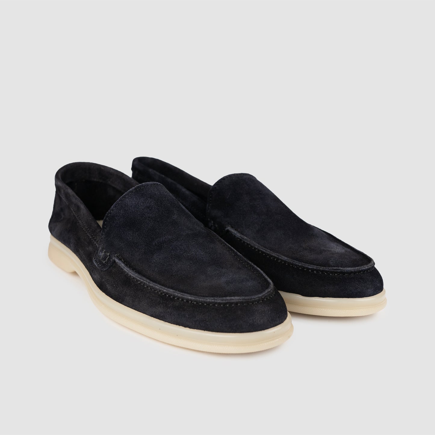 Slipper Camoscio Blu