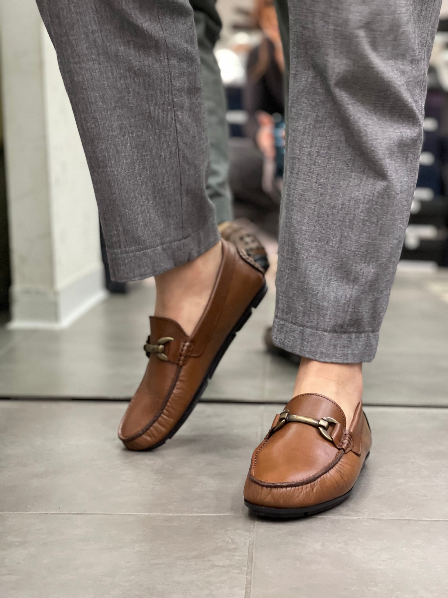 Mocassino Capri Pelle Cuoio