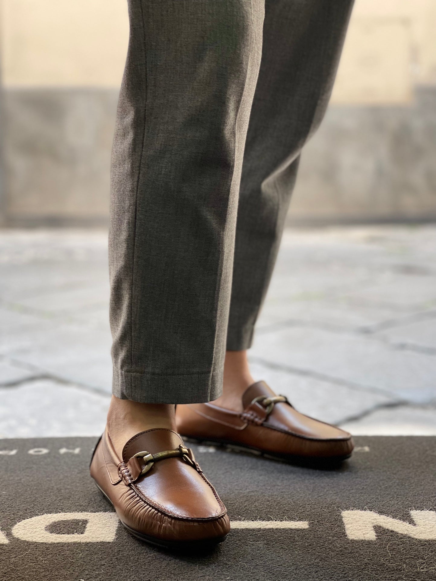 Capri leather moccasin