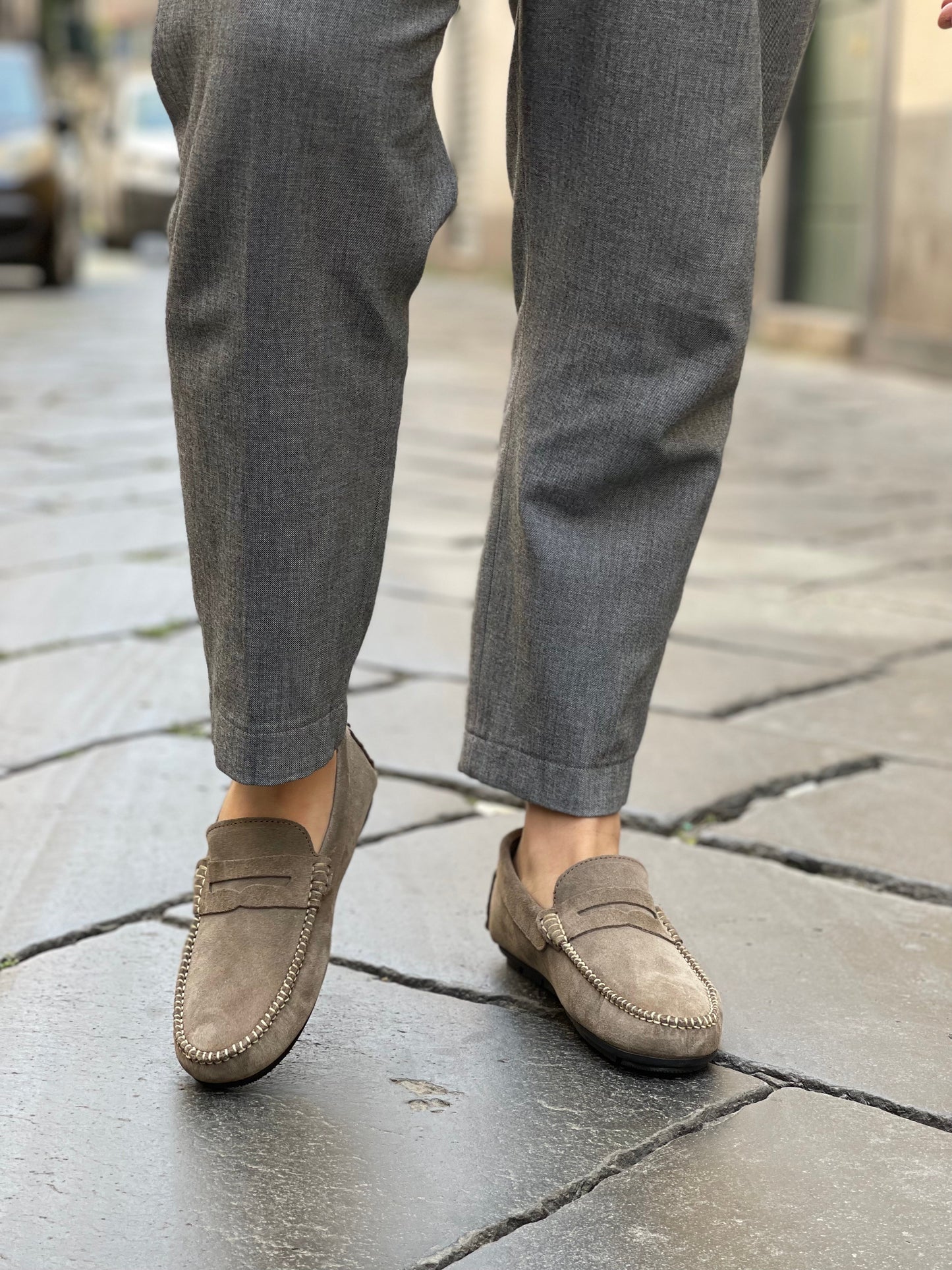Mocassino Capri Camoscio Taupe