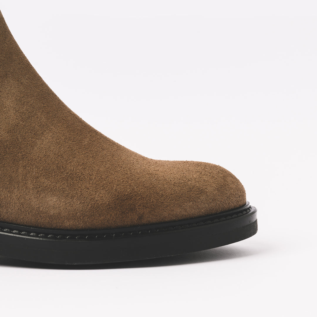 Stivaletto Taupe Camoscio