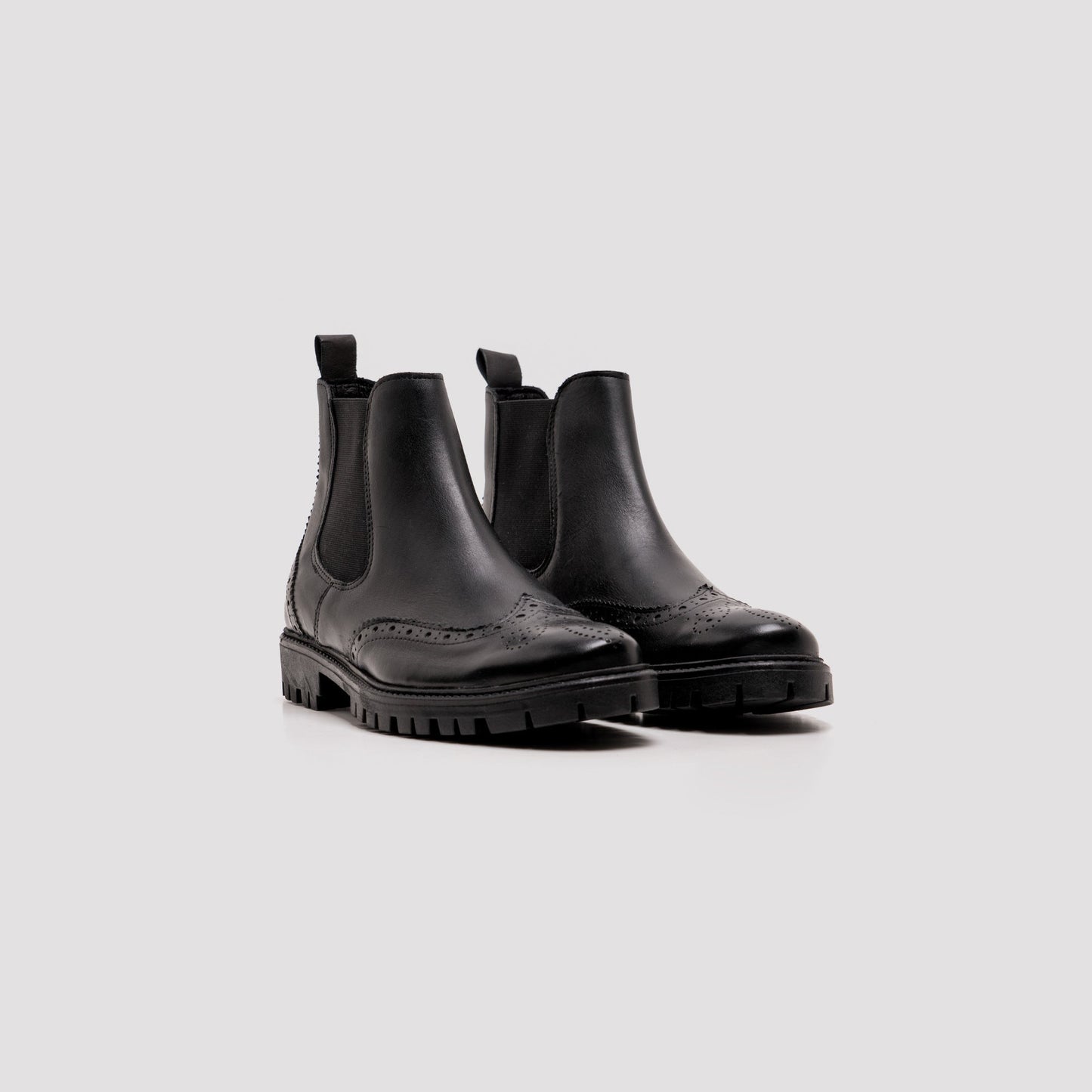 Stivaletto Monogramma Pelle Nero