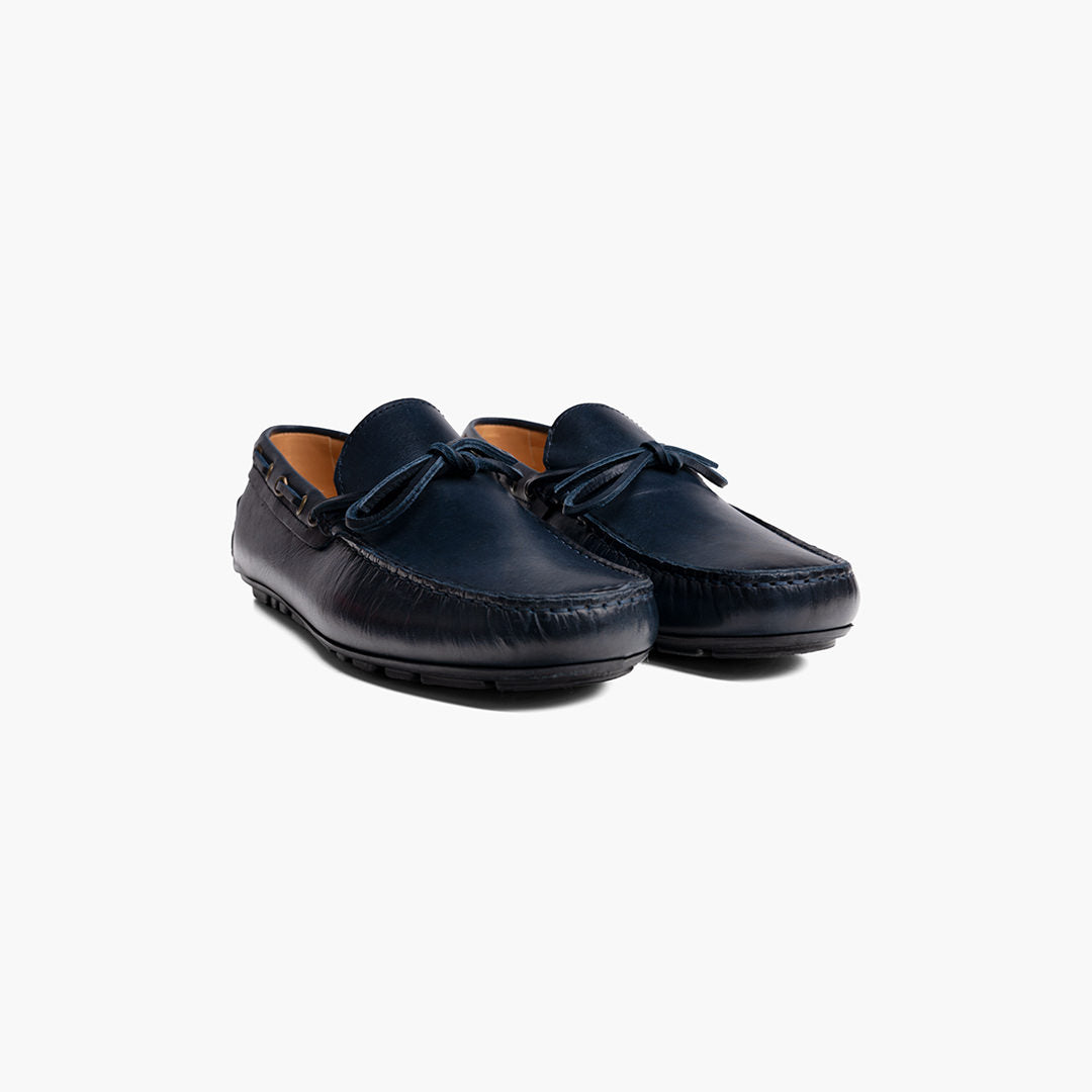 Mocassino Capri Pelle Blu