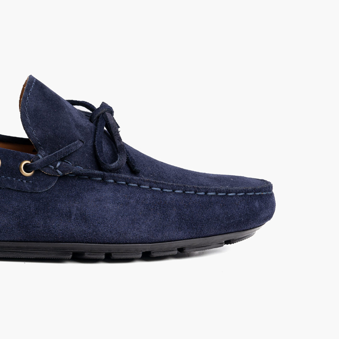 Mocassino Capri  Camoscio Blu