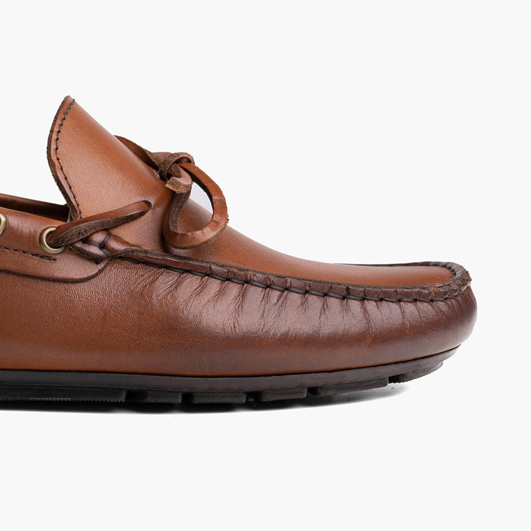 Capri leather moccasin