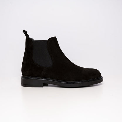 Black Suede Ankle Boot