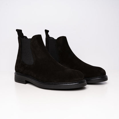 Black Suede Ankle Boot