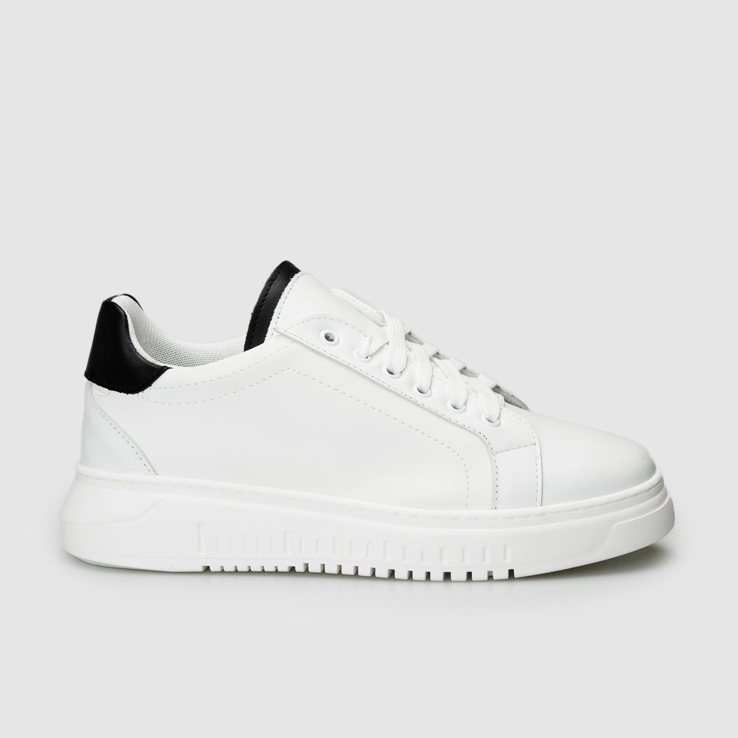 White Leather Army Sneakers