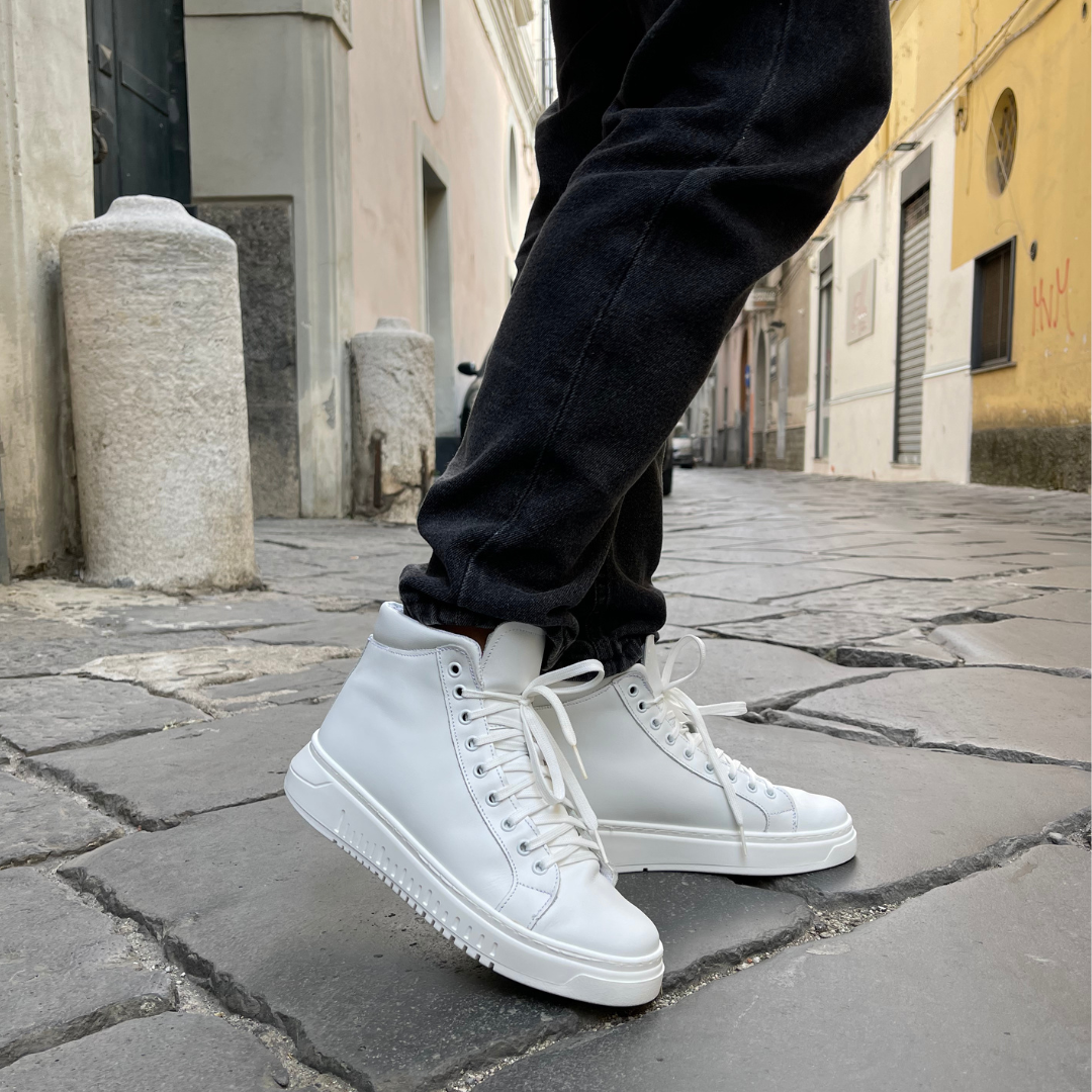 Ibiza High White Sneakers