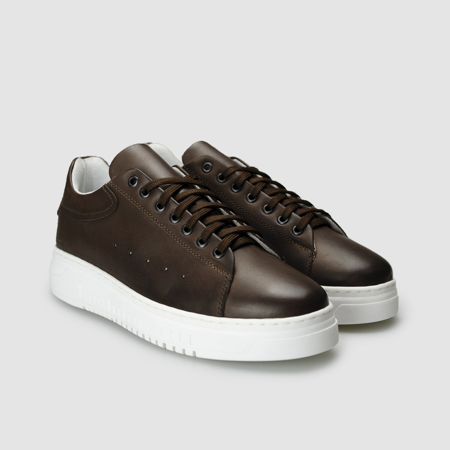 Ibiza Leather Sneakers T. dark brown