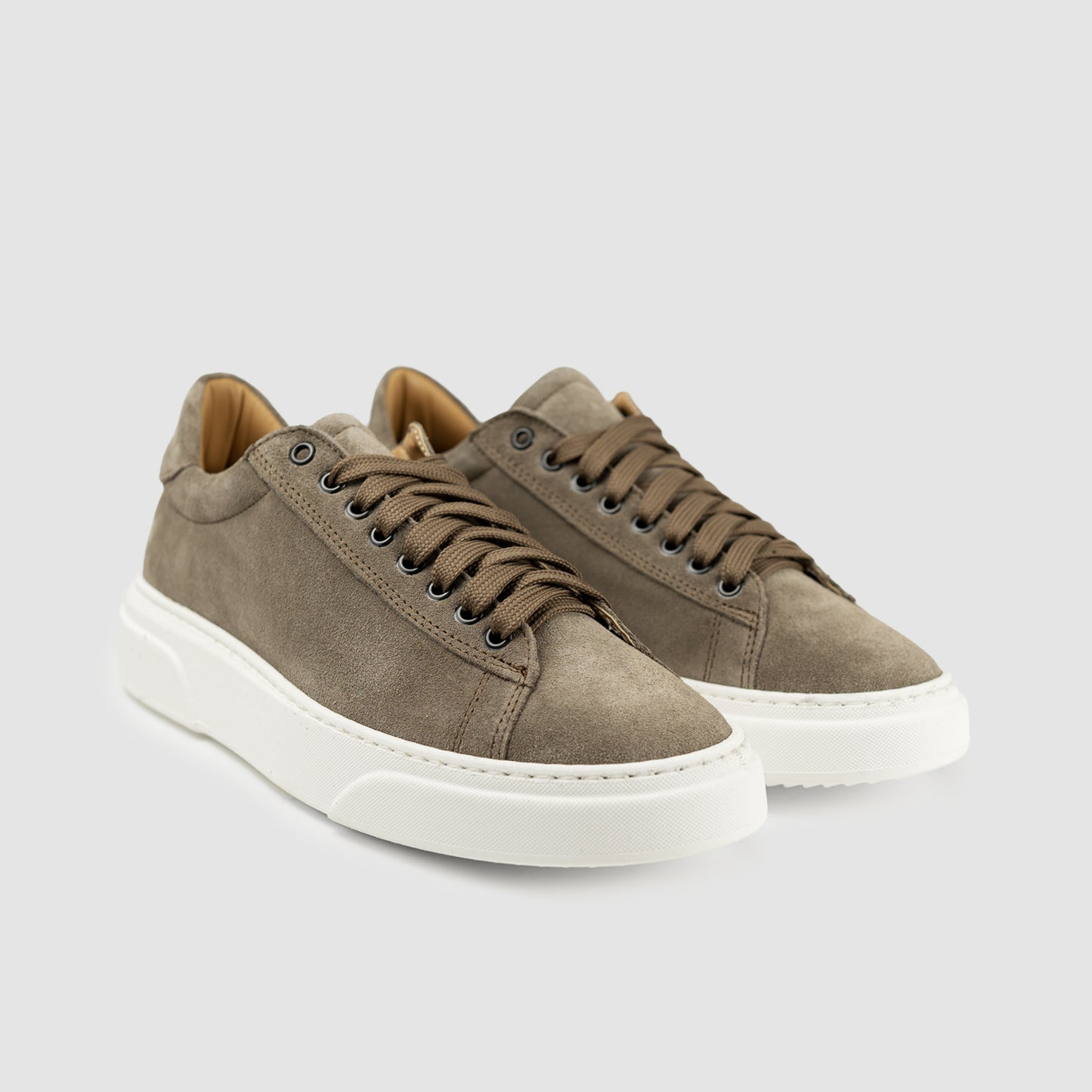 Falco Taupe Suede Sneakers