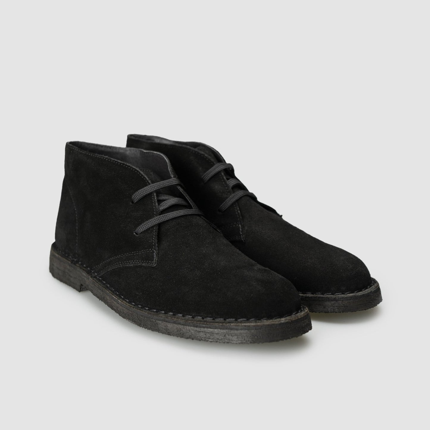 Black suede ankle boot