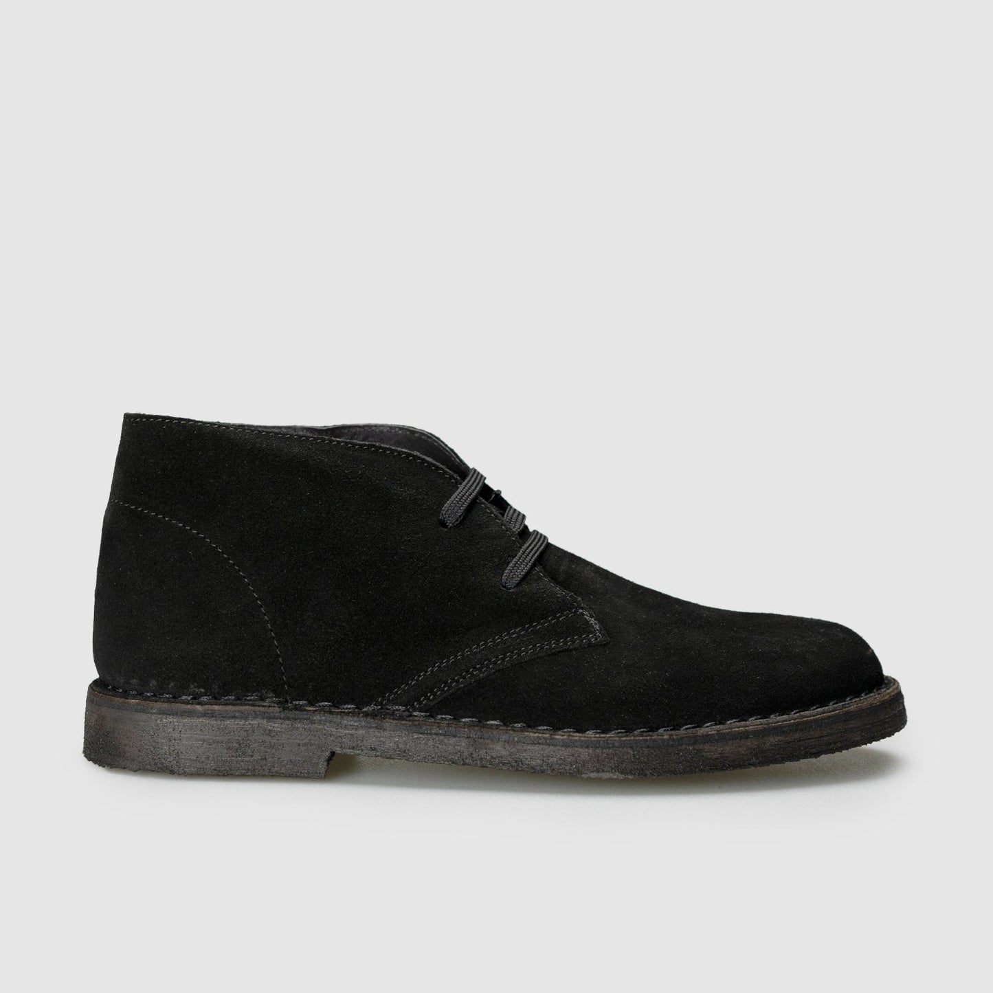 Black suede ankle boot