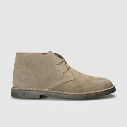 Beige Para Suede Ankle Boots