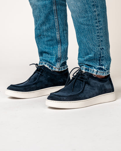 Blue Suede Lab Sneakers