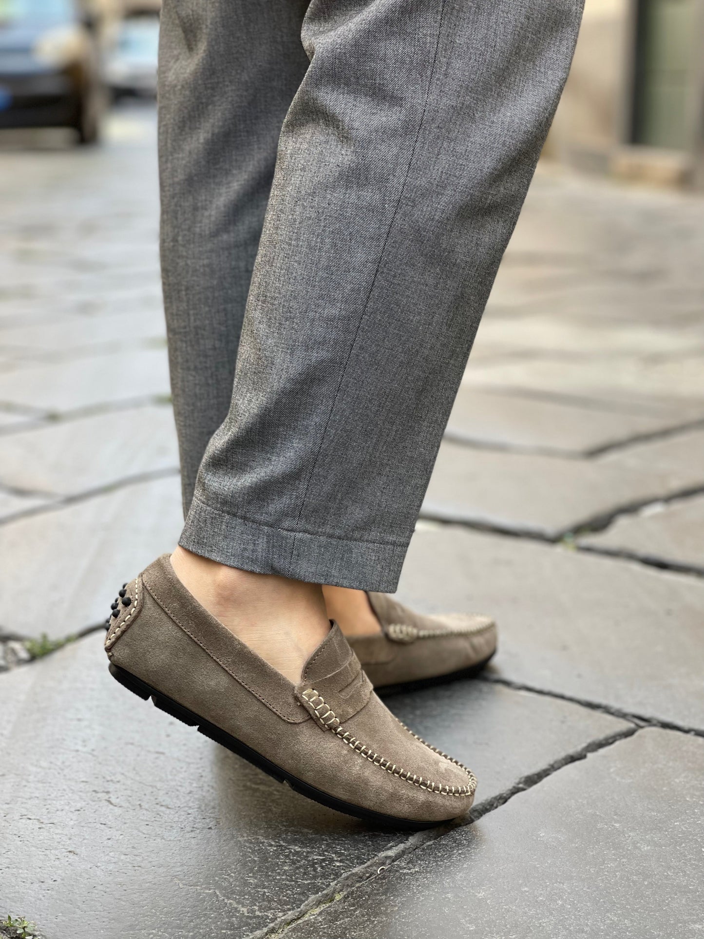 Mocassino Capri Camoscio Taupe