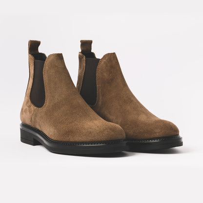 Tobacco Suede Ankle Boot