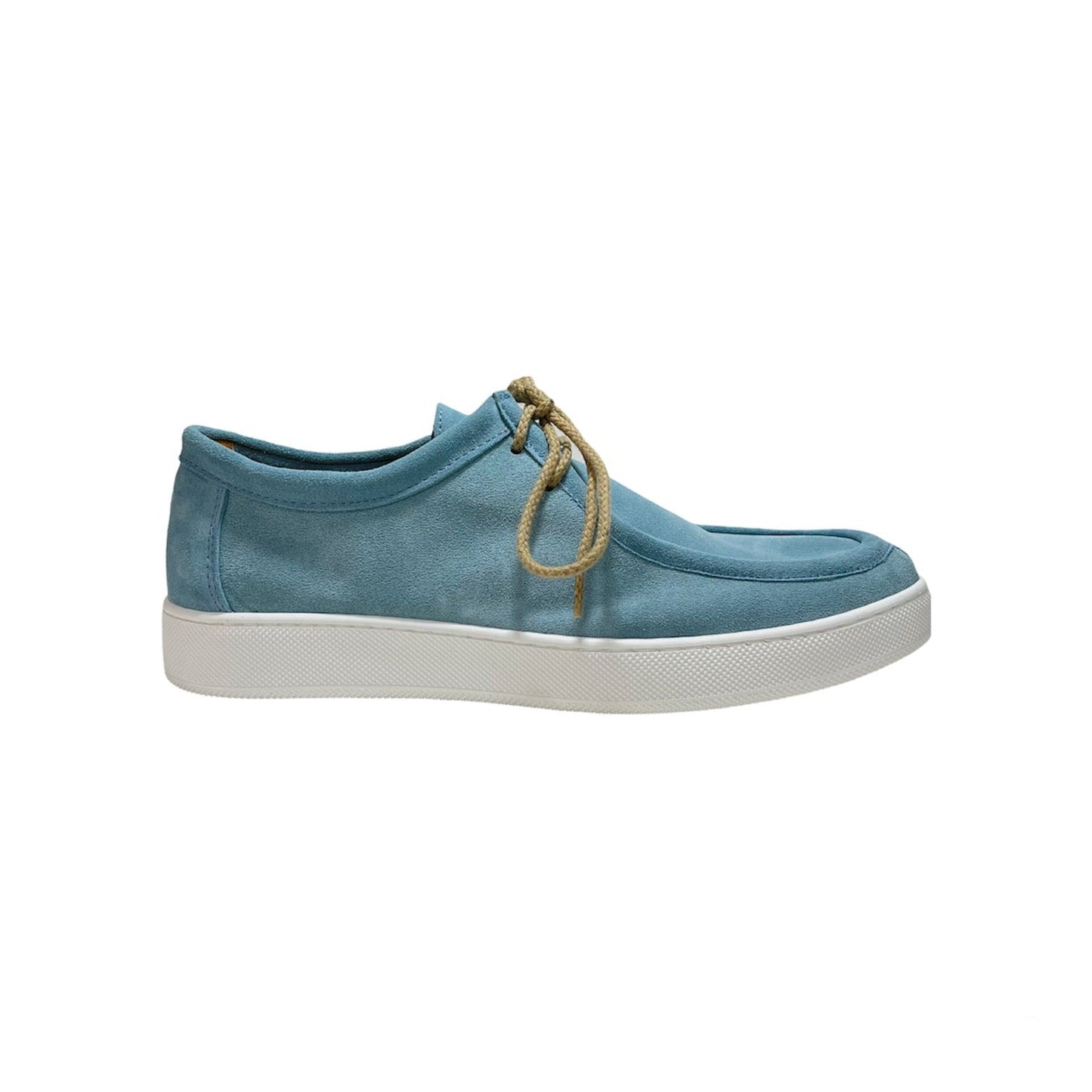 Turquoise Suede Lab Sneakers