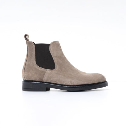 Taupe Suede Ankle Boot