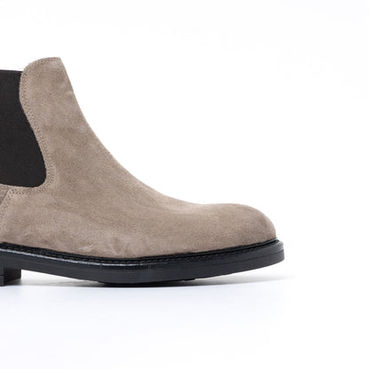 Taupe Suede Ankle Boot