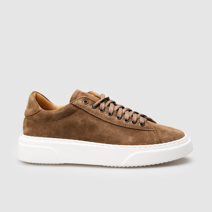 Falco Taupe Suede Sneakers